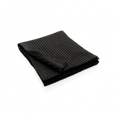 Logotrade business gift image of: Impact AWARE™ Polylana® knitted scarf 180 x 25cm
