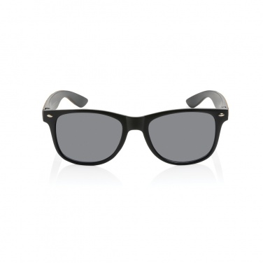 Logo trade promotional item photo of: GRS recycled PC plastic sunglasses with cork