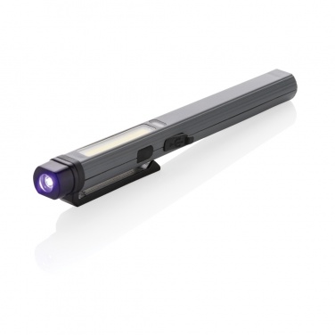 Logo trade advertising products picture of: Gear X RCS recycled plastic USB rechargeable pen light
