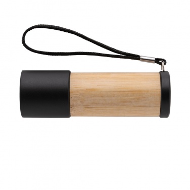 Logo trade promotional giveaways picture of: Bamboo and RCS certfied recycled plastic torch