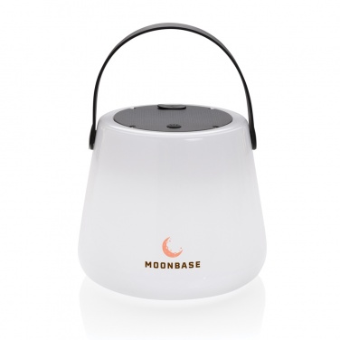 Logotrade promotional gift image of: SolarGlow RCS recycled ABS USB-rechargeable outdoor light