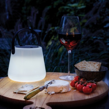 Logotrade corporate gift picture of: SolarGlow RCS recycled ABS USB-rechargeable outdoor light