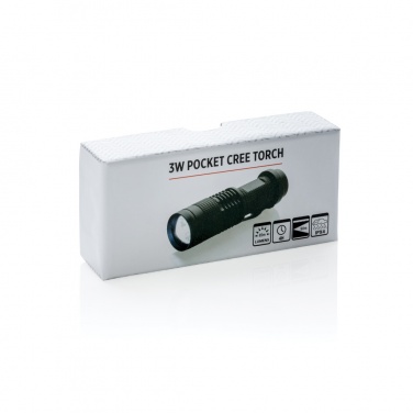 Logotrade promotional item image of: 3W pocket CREE torch