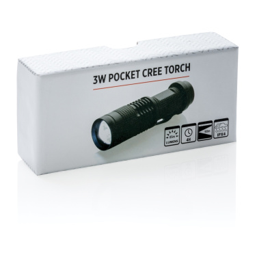 Logotrade promotional giveaways photo of: 3W pocket CREE torch