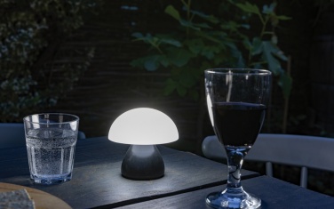Logo trade promotional products picture of: Luming RCS recycled plastic USB re-chargeable table lamp