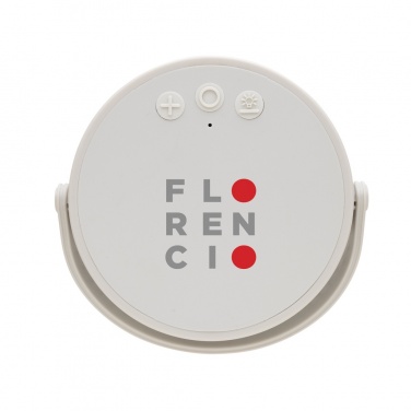 Logo trade promotional products picture of: Aurora RCS recycled plastic USB re-chargeable table lamp