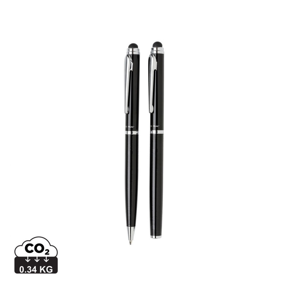Logo trade corporate gifts image of: Swiss Peak deluxe pen set