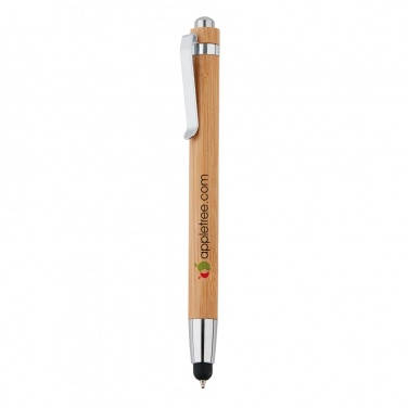 Logo trade business gift photo of: Bamboo stylus pen