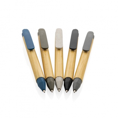 Logo trade promotional items image of: Write responsible recycled paper barrel pen