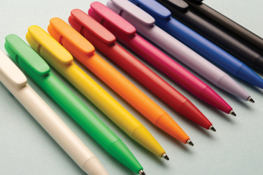 Logo trade promotional giveaways picture of: Devin GRS certified RABS pen solid