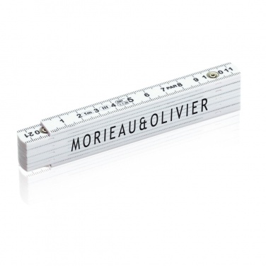 Logo trade business gift photo of: Fibreglass folding rule