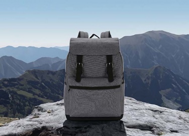 Logotrade advertising product picture of: Laptop backpack with magnetic buckle straps