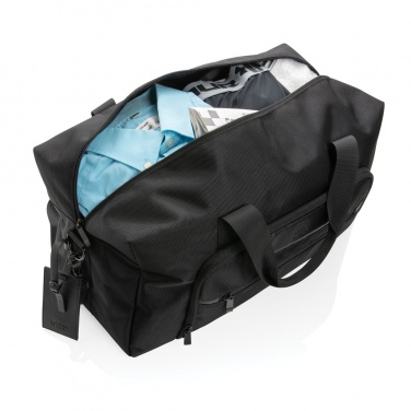 Logotrade promotional item picture of: Swiss Peak AWARE™ RPET Voyager weekend bag