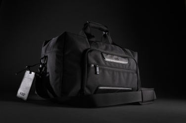 Logotrade advertising products photo of: Swiss Peak AWARE™ RPET Voyager weekend bag