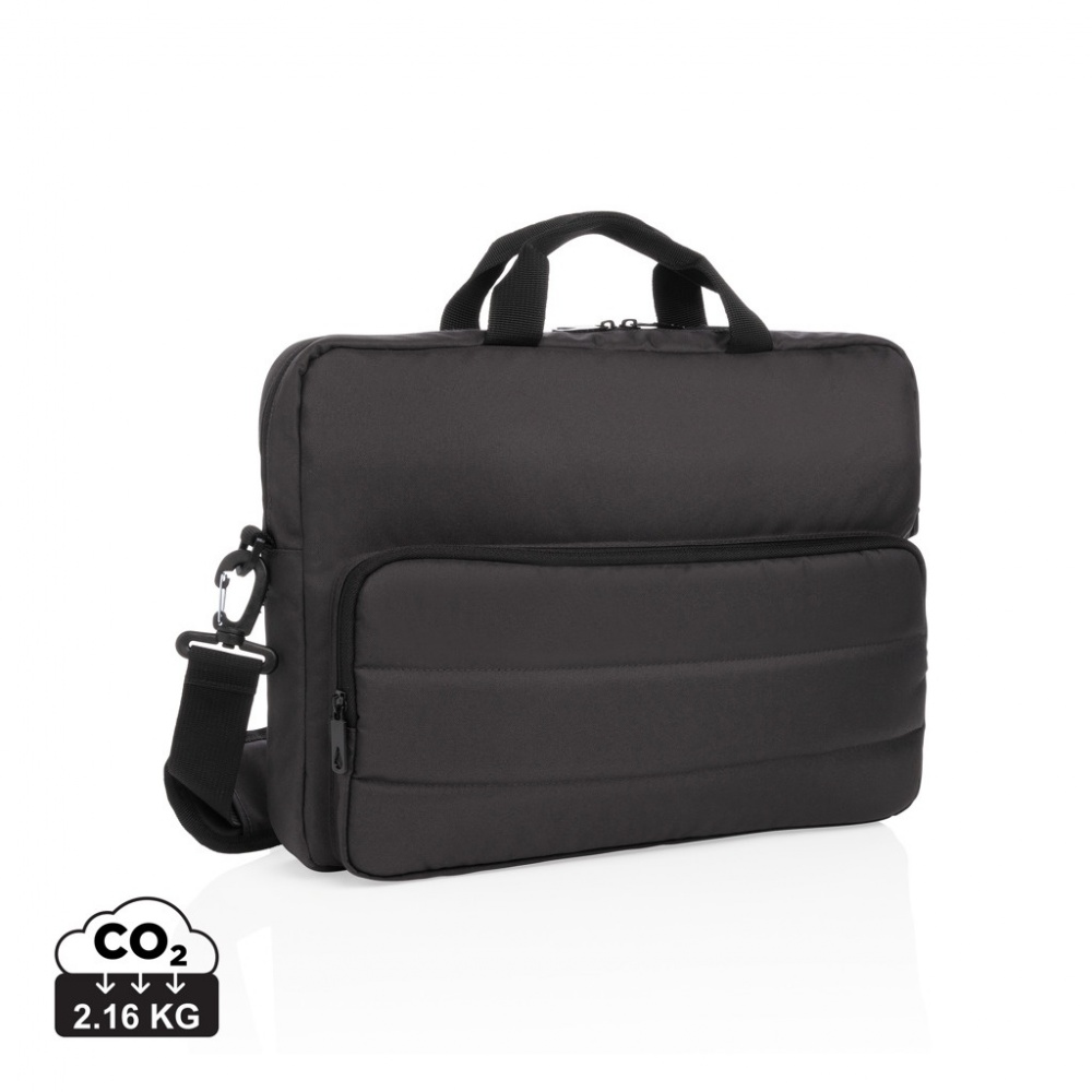 Logo trade promotional giveaways image of: Impact AWARE™ RPET 15.6" laptop bag