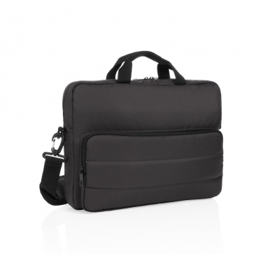 Logo trade business gifts image of: Impact AWARE™ RPET 15.6" laptop bag