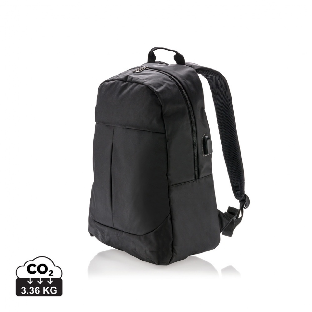 Logotrade promotional gift image of: Power USB laptop backpack