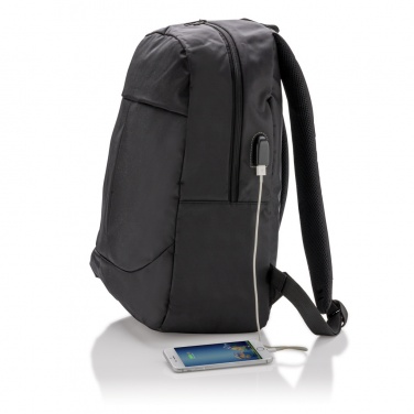 Logotrade promotional gift image of: Power USB laptop backpack