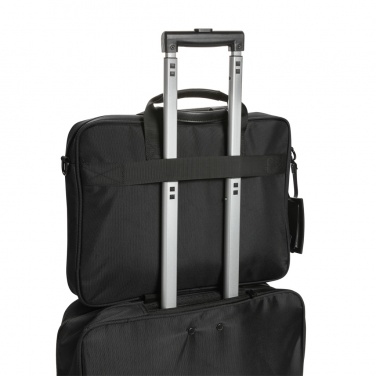 Logotrade promotional gifts photo of: Swiss Peak AWARE™ RPET Voyager 15.6" laptop bag