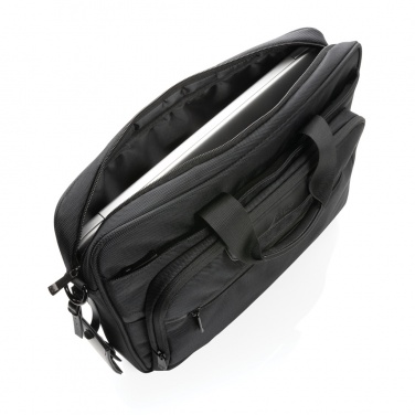 Logo trade corporate gift photo of: Swiss Peak AWARE™ RPET Voyager 15.6" laptop bag