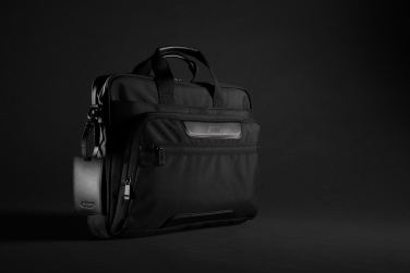 Logo trade advertising product photo of: Swiss Peak AWARE™ RPET Voyager 15.6" laptop bag