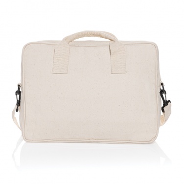 Logo trade promotional gifts image of: Laluka AWARE™ recycled cotton 15.4 inch laptop bag