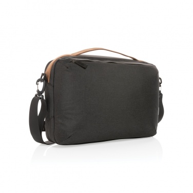 Logotrade promotional giveaway image of: Impact AWARE™ 300D two tone deluxe 15.6" laptop bag