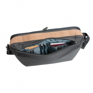 Logo trade corporate gift photo of: Impact AWARE™ 300D two tone deluxe 15.6" laptop bag
