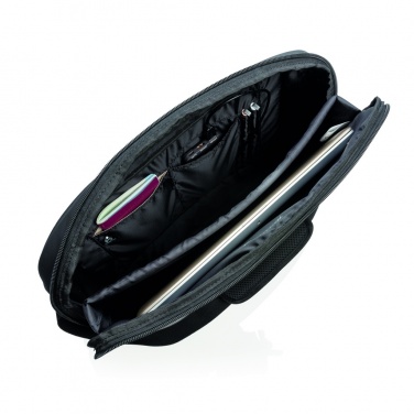 Logo trade advertising products picture of: Madrid RFID USB 15.6" laptop bag PVC free