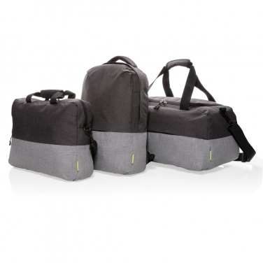 Logotrade promotional gifts photo of: Duo colour RPET 15.6" RFID laptop backpack PVC free