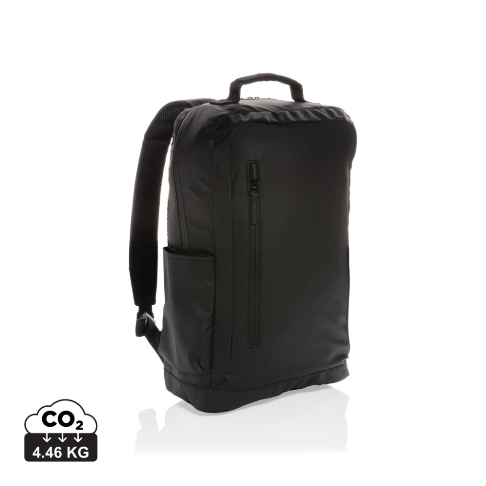 Logo trade corporate gifts picture of: Fashion black 15.6" laptop backpack PVC free