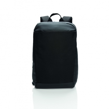 Logo trade promotional giveaways image of: Madrid anti-theft RFID USB laptop backpack PVC free