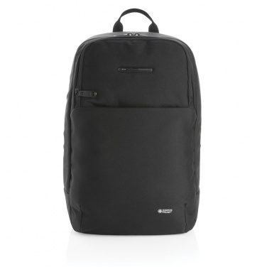 Logotrade promotional product picture of: Swiss Peak laptop backpack with UV-C steriliser pocket