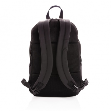 Logotrade promotional giveaway image of: Smooth PU 15.6"laptop backpack