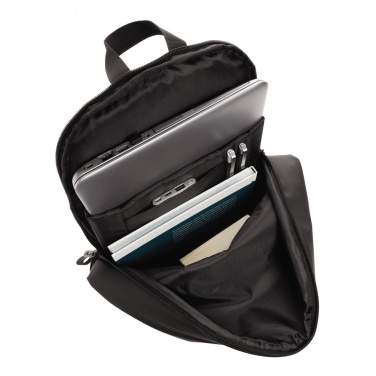 Logotrade promotional merchandise photo of: Smooth PU 15.6"laptop backpack