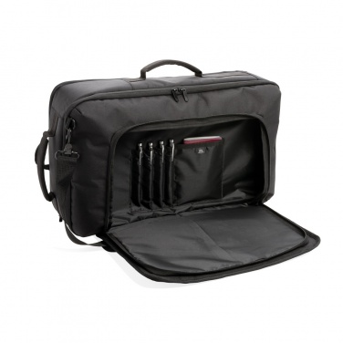 Logo trade promotional merchandise picture of: Swiss peak convertible travel backpack PVC free