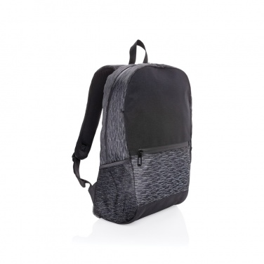 Logotrade promotional products photo of: AWARE™ RPET Reflective laptop backpack