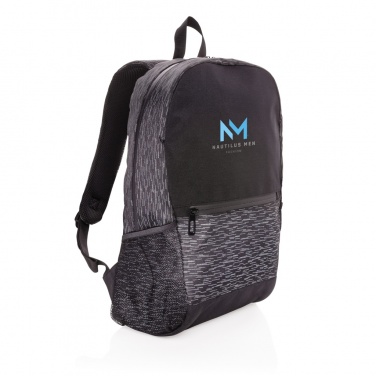 Logotrade promotional giveaway image of: AWARE™ RPET Reflective laptop backpack
