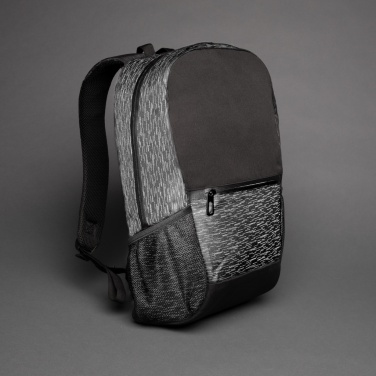 Logo trade advertising product photo of: AWARE™ RPET Reflective laptop backpack