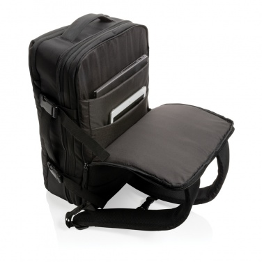 Logotrade promotional merchandise photo of: Swiss Peak AWARE™ RPET 15.6' expandable weekend backpack