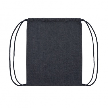 Logotrade promotional merchandise photo of: Impact AWARE™ recycled denim drawstring backpack