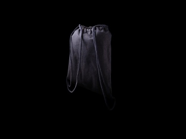 Logotrade promotional gift picture of: Impact AWARE™ recycled denim drawstring backpack