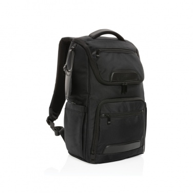 Logotrade business gifts photo of: Swiss Peak AWARE™ RPET Voyager 15.6" laptop backpack