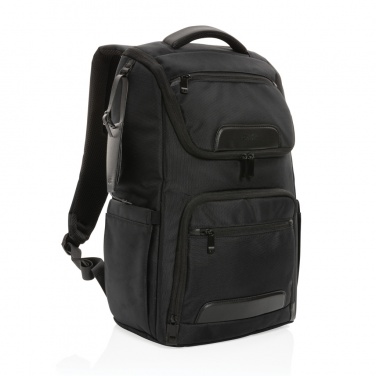 Logotrade promotional product picture of: Swiss Peak AWARE™ RPET Voyager 15.6" laptop backpack