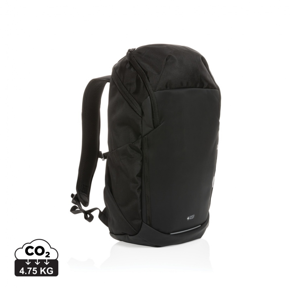 Logotrade promotional product picture of: Swiss Peak AWARE™ RPET 15.6 inch business backpack