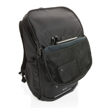 Logo trade advertising products picture of: Swiss Peak AWARE™ RPET 15.6 inch business backpack