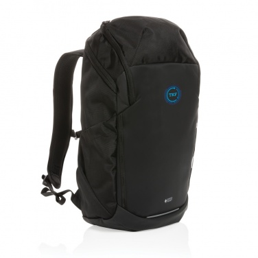 Logo trade advertising products picture of: Swiss Peak AWARE™ RPET 15.6 inch business backpack