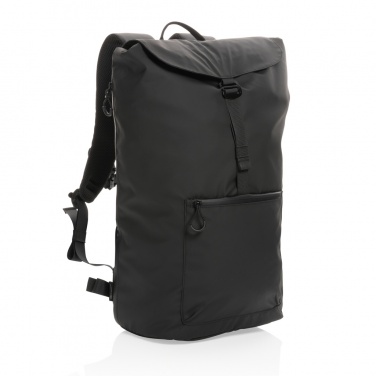 Logo trade promotional products image of: Impact AWARE™ RPET water resistant 15.6" laptop backpack