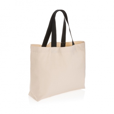 Logo trade promotional gifts image of: Impact Aware™ 240 gsm rcanvas large tote undyed