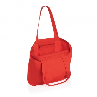 Logotrade advertising product image of: Impact Aware™ 240 gsm rcanvas shopper w/pocket